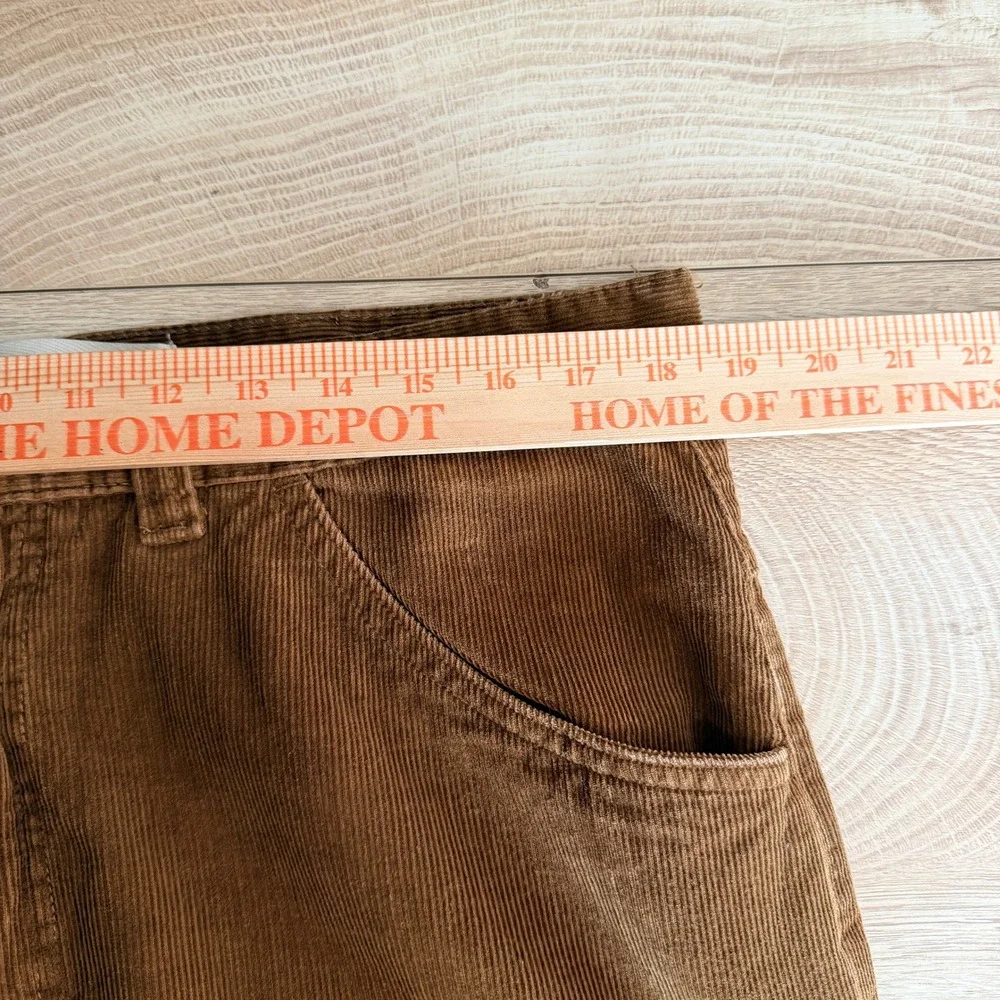 Vintage Y2K Gap Corduroy Carpenter Pants Mens 36x30 Brown Utility Loose Fit